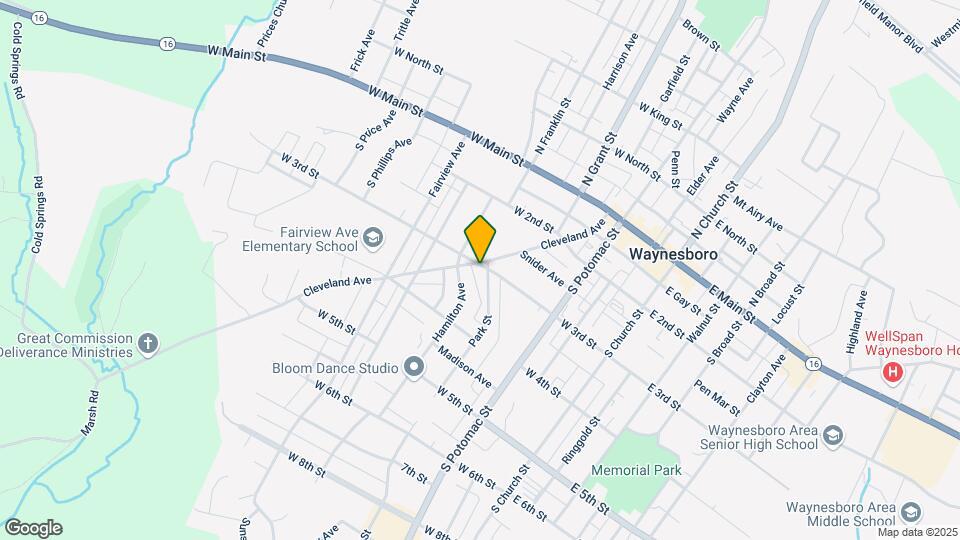 206 W 3rd St Mapa y Detalles de la Ubicación