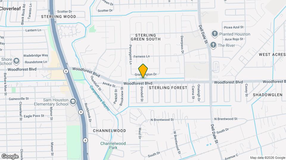 15051 Woodforest Blvd Map and Location Details