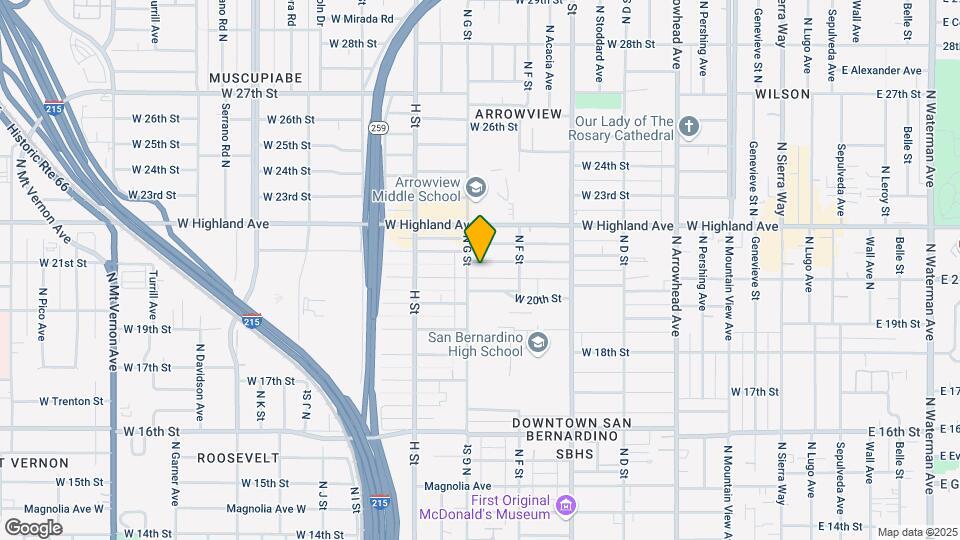 679 W 21st St Map and Location Details