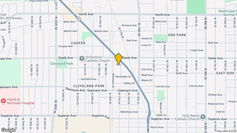 2106 Folger Ct, Unit 2106 Map and Location Details