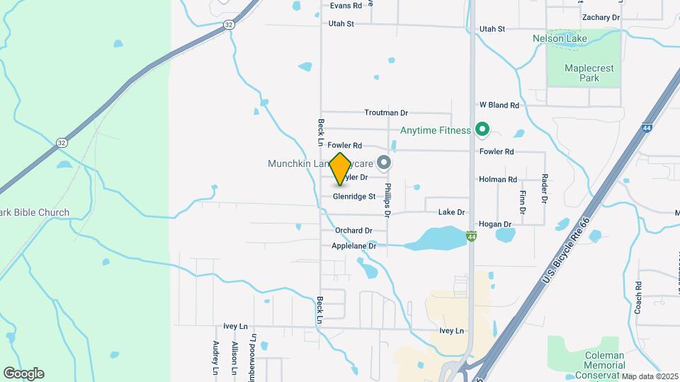 1229 Glenridge St Map and Location Details