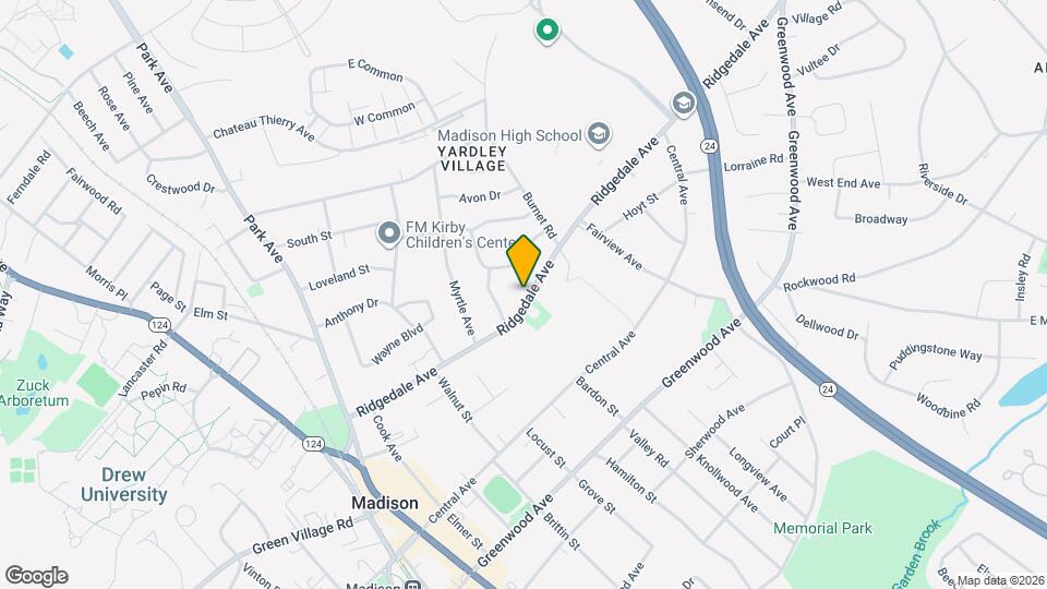 96 Ridgedale Ave Map and Location Details