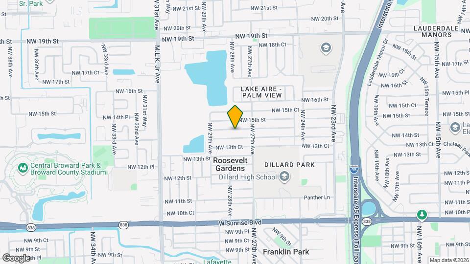 2780 NW 14th Ct Map and Location Details