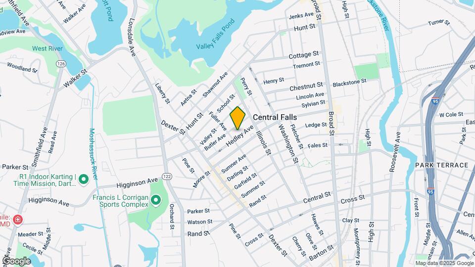 105 Hedley Ave Map and Location Details