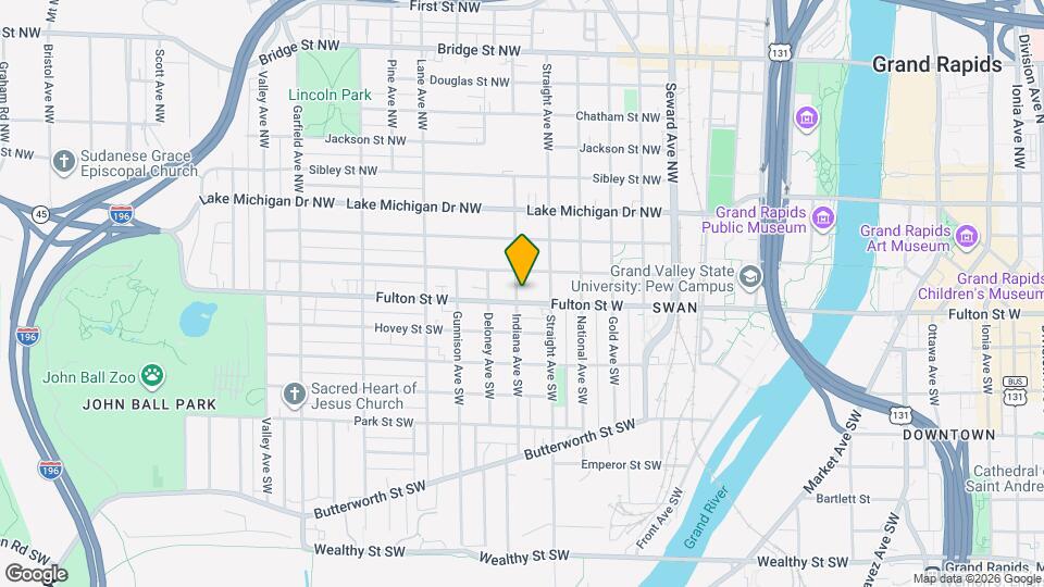 827 Fulton St W, Unit 2 Map and Location Details