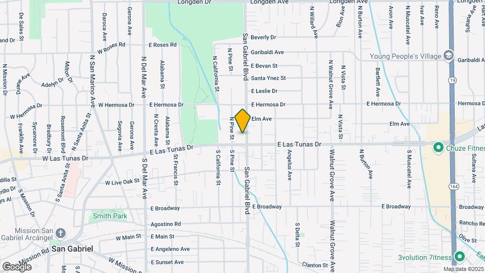115 N San Gabriel Blvd Mapa y Detalles de la Ubicación