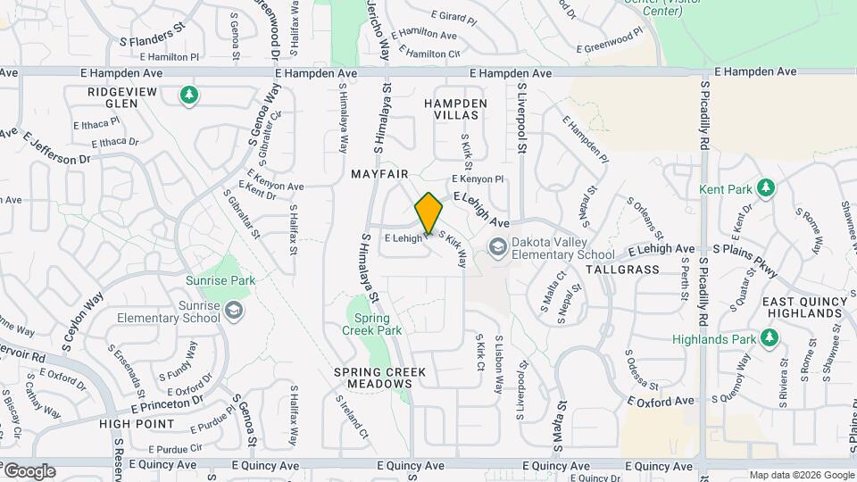 3826 S Jericho Ct Map and Location Details