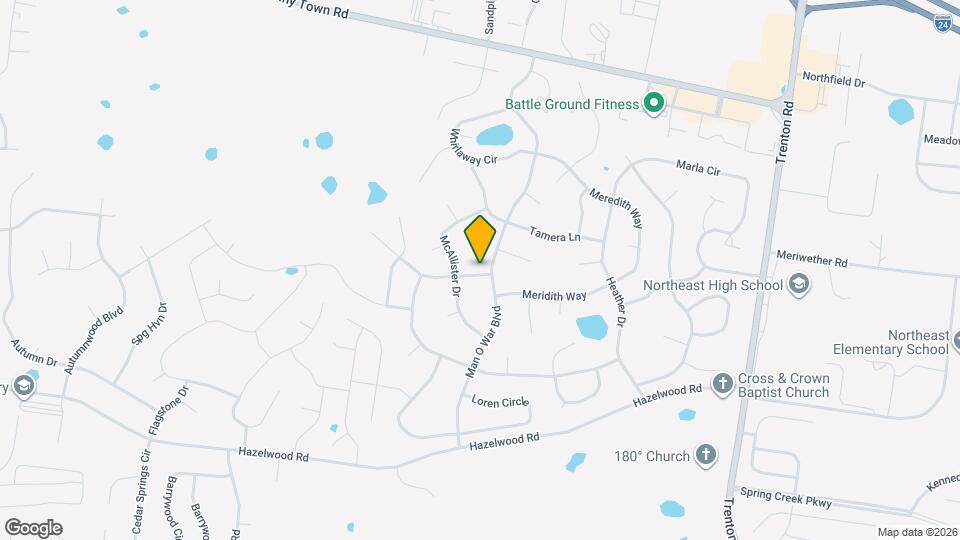 1379 Scrub Oak Drive Map and Location Details