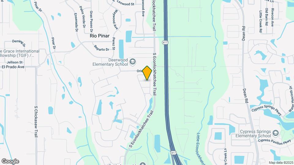 2725 Old Redpine Way Map and Location Details
