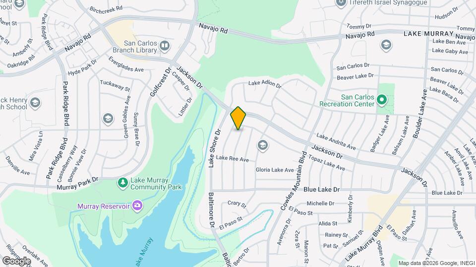 6374 Lake Lomond Dr Map and Location Details