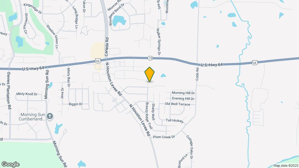 2828 Breezy Ridge Trail Map and Location Details