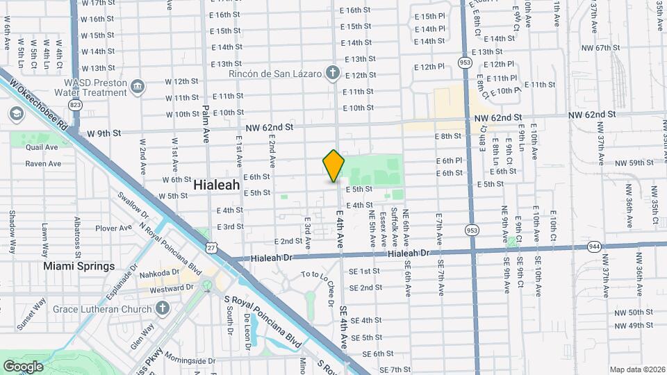 383 E 5th St Map and Location Details