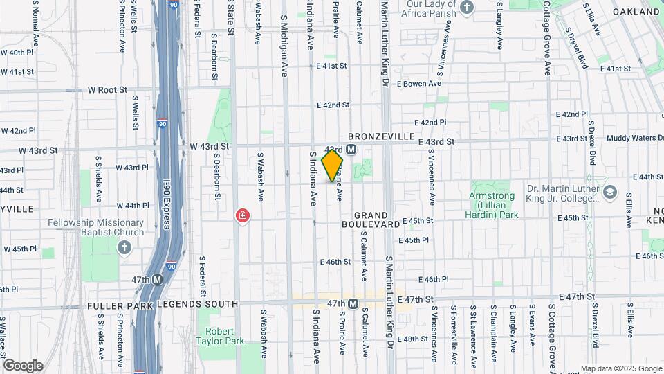 4402 S Prairie Ave Map and Location Details