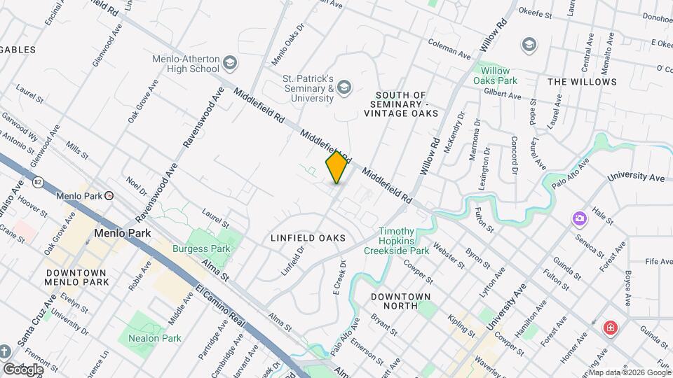 156 Linfield Dr Map and Location Details