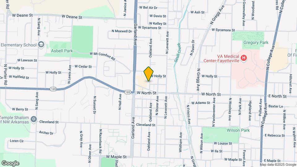 1205 Oakland Ave Map and Location Details