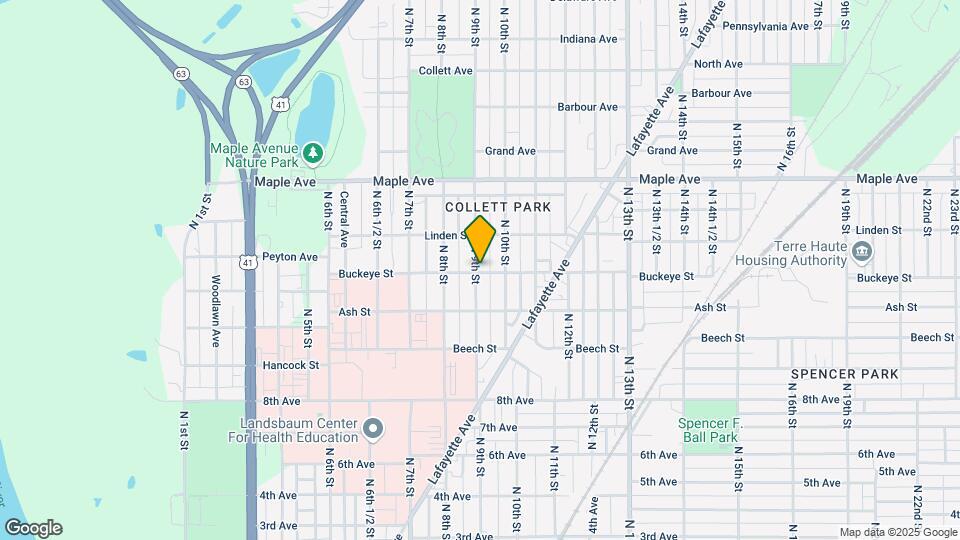 1901 N 9th St Map and Location Details