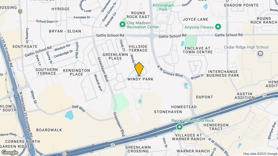 1616 Windy Park Ct Map and Location Details