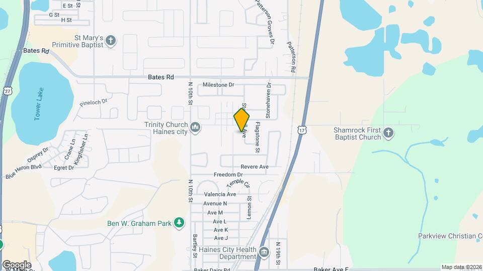 523 Stonewall Ave Map and Location Details