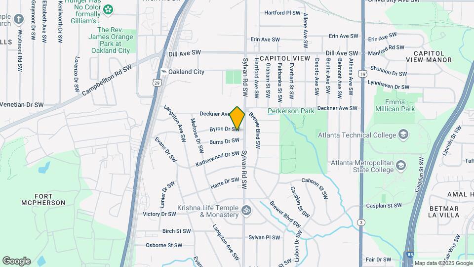 936 Byron Dr SW Map and Location Details