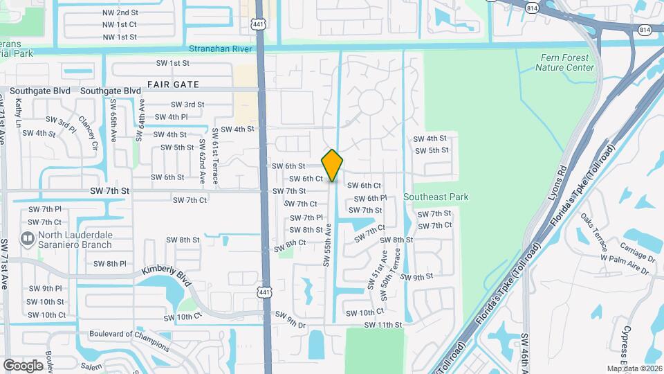 650 SW 55th Ave Map and Location Details