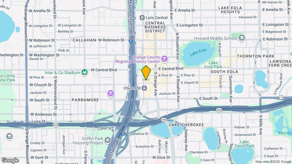 55 W Church St Map and Location Details