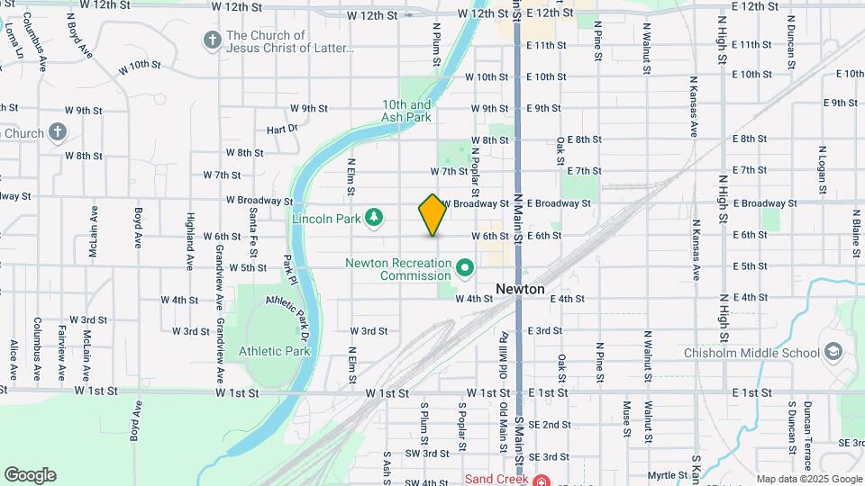 303 W 6th St Map and Location Details