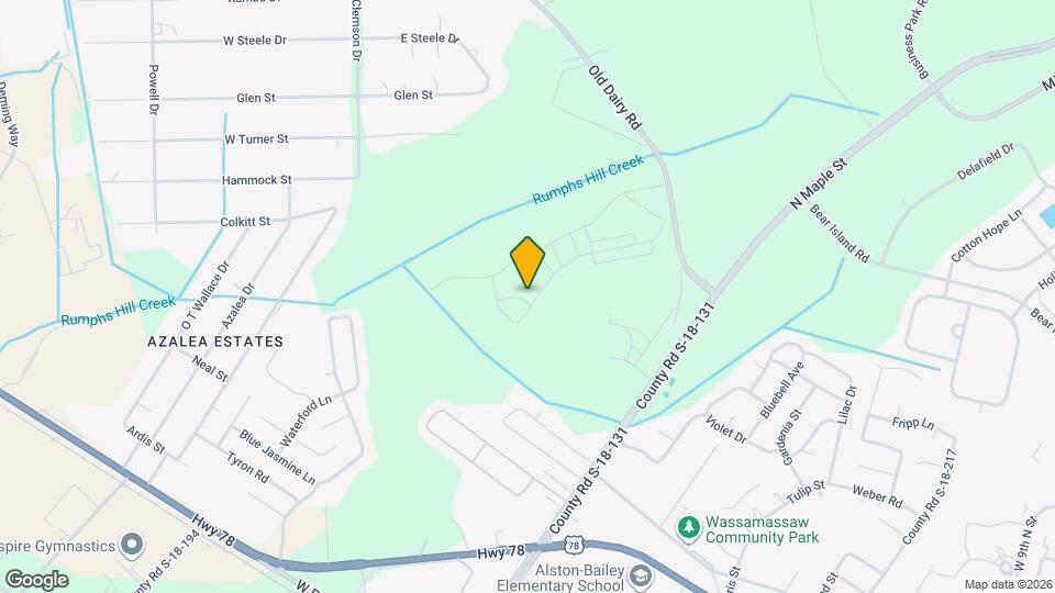 102 Bellows Bnd Map and Location Details