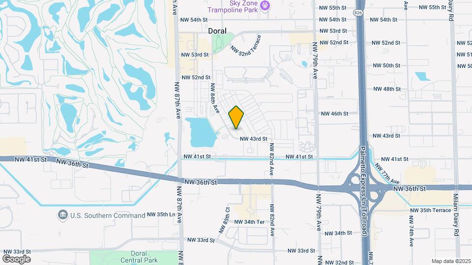 4542 NW 83rd Psge Map and Location Details
