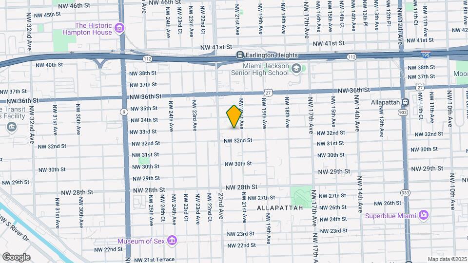 2142 NW 33rd St Map and Location Details
