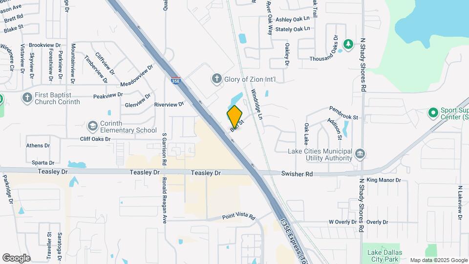 100 Burl St Map and Location Details