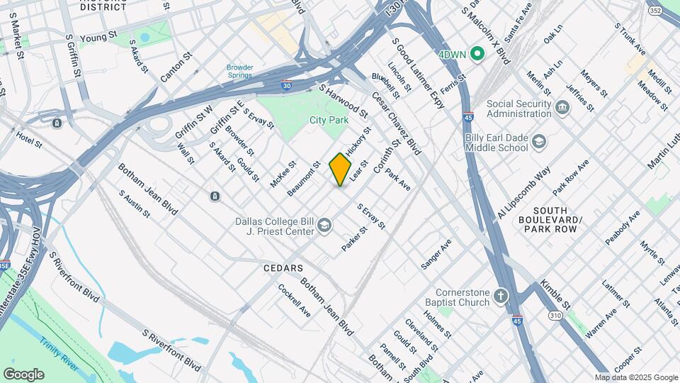 2013 S Ervay St Map and Location Details