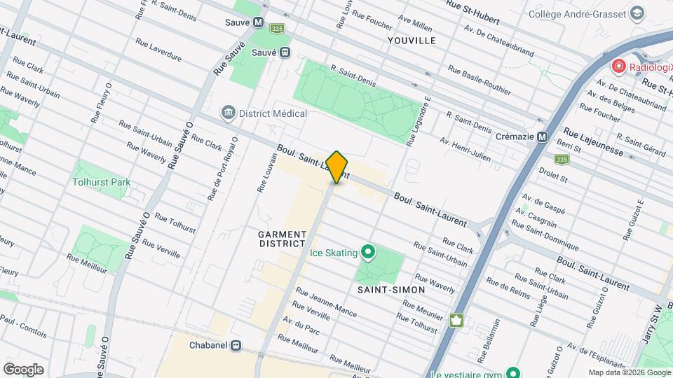 40 Chabanel Rue O Map and Location Details