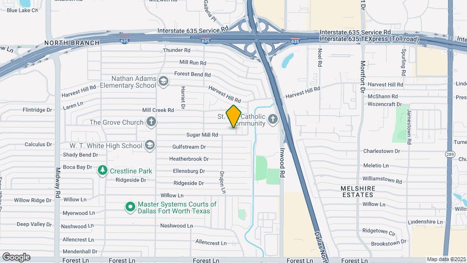 4925 Sugar Mill Rd Map and Location Details