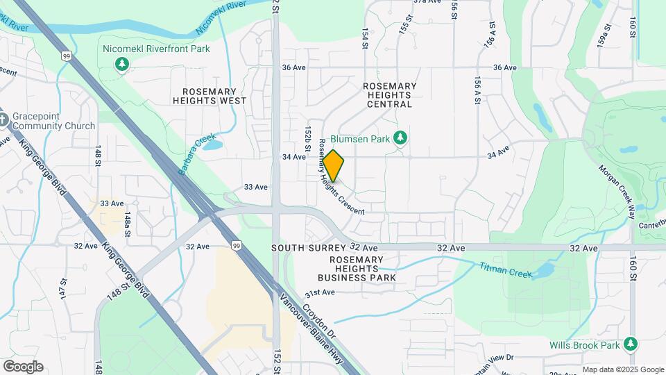 3338 Rosemary Heights Crescent Map and Location Details