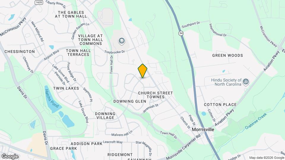 205 Downing Glen Dr Map and Location Details