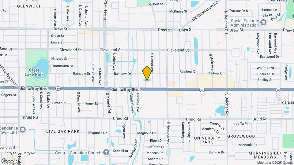 405 S Meteor Ave Map and Location Details