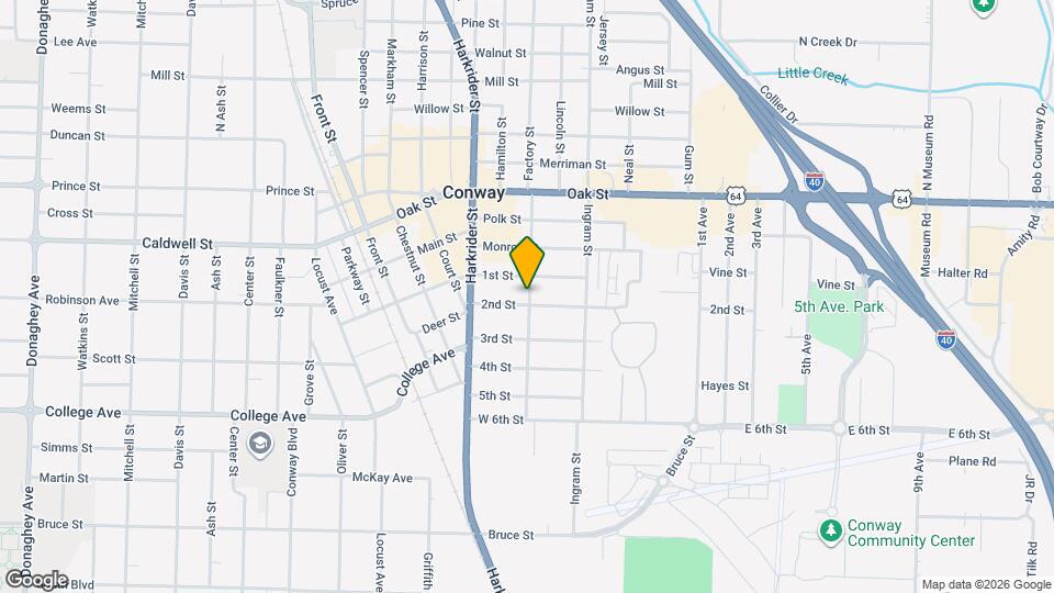 702 2nd St Map and Location Details