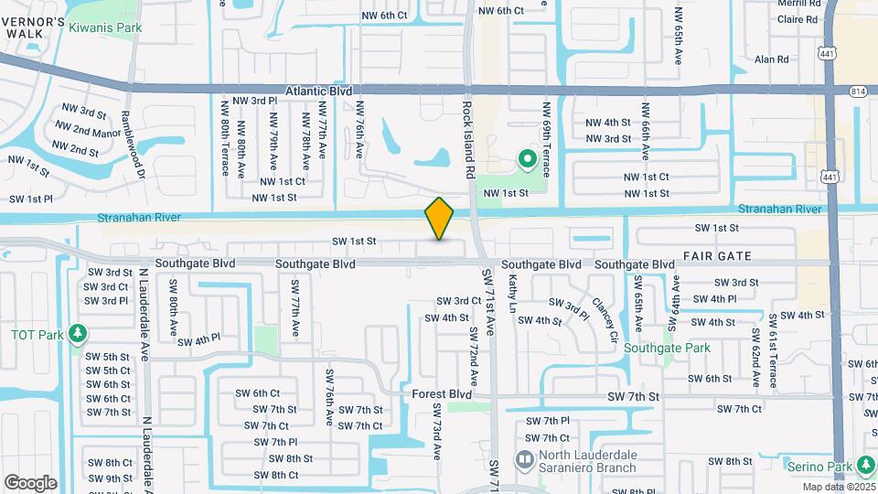 7262 SW 1st St Map and Location Details