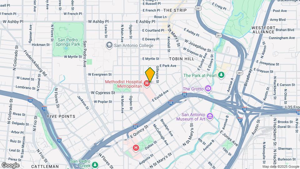 850 E Erie Ave Map and Location Details