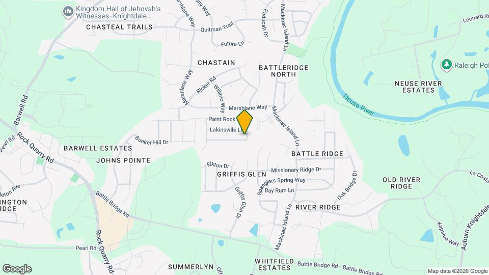 7004 Paint Rock Ln Map and Location Details