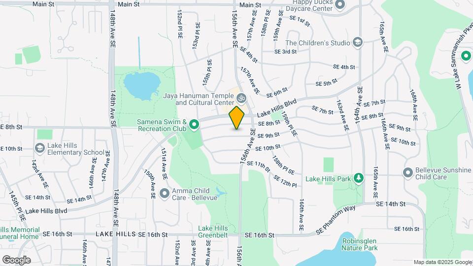 15524 SE 9th St Map and Location Details