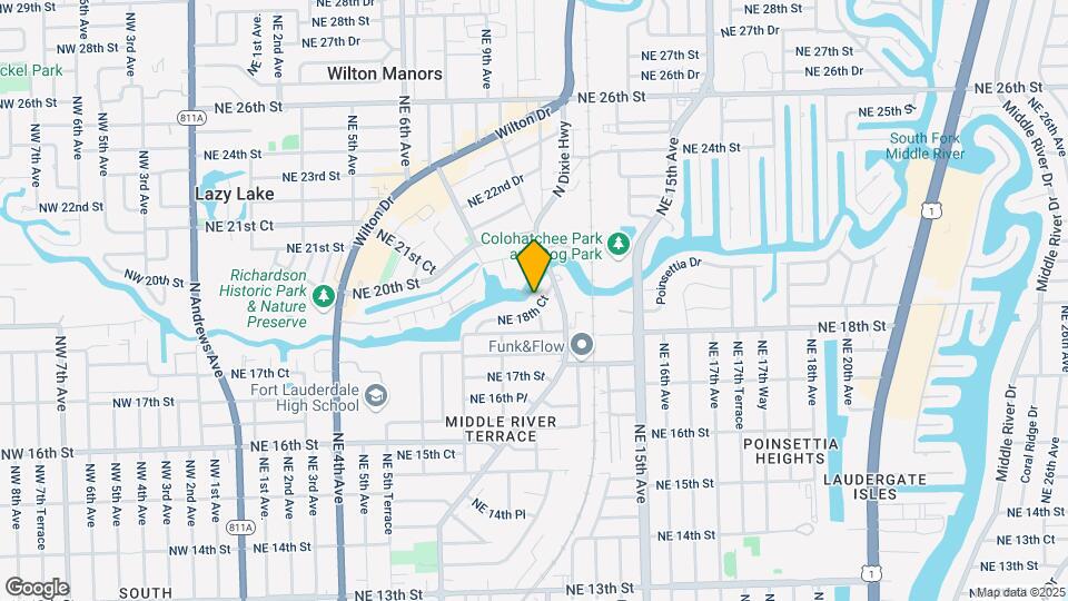 999 NE 18th Ct Map and Location Details