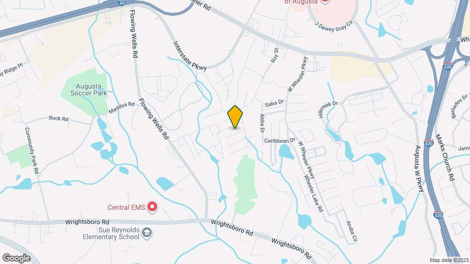 1721 Elizabeth St Map and Location Details