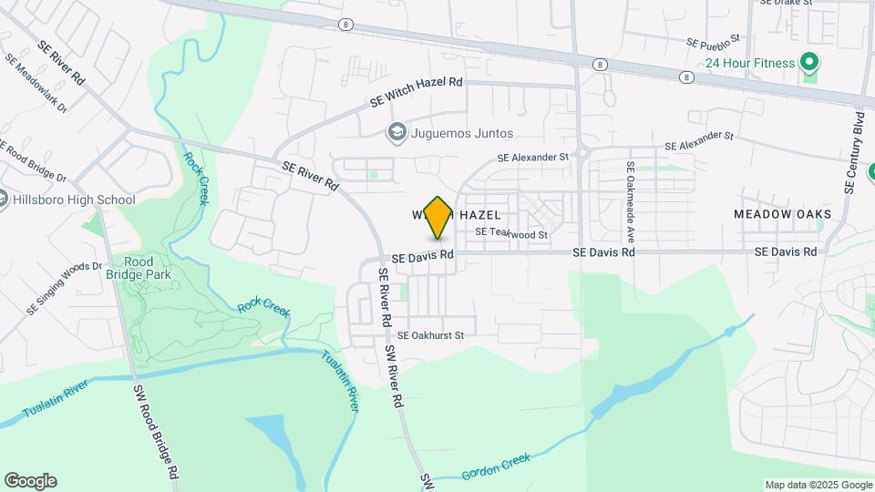 4430 SE Redwood St Map and Location Details