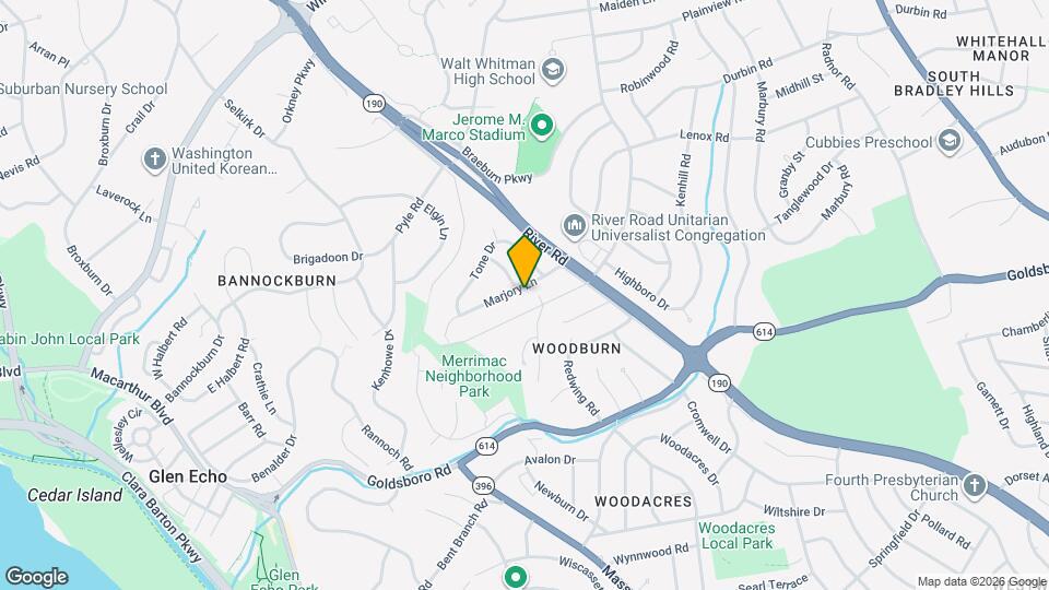 6312 Marjory Ln Map and Location Details