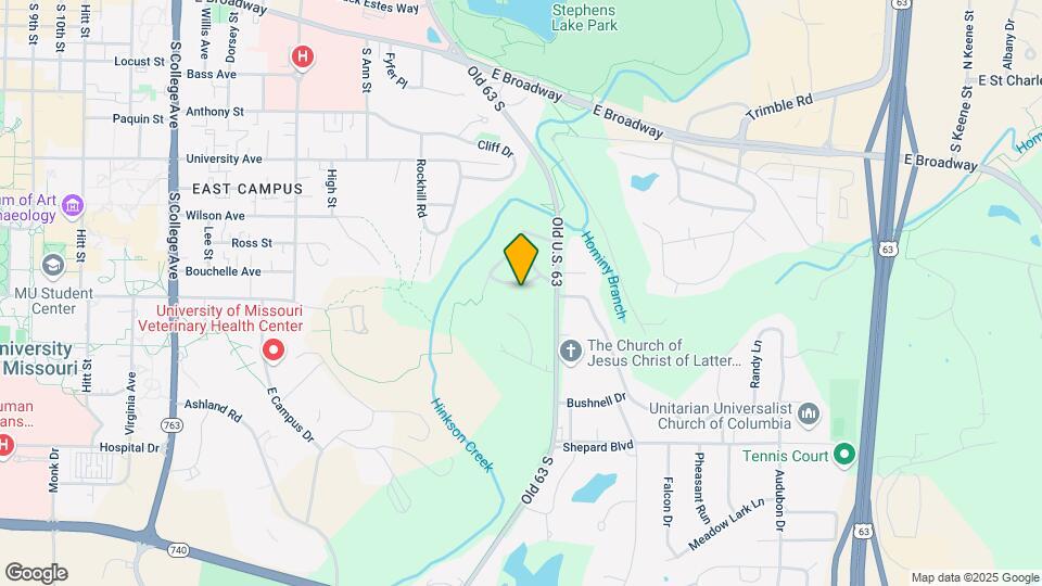 2102 Woodlea Dr Map and Location Details