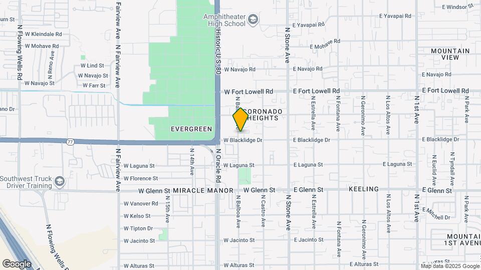 3008 N Balboa Ave Map and Location Details