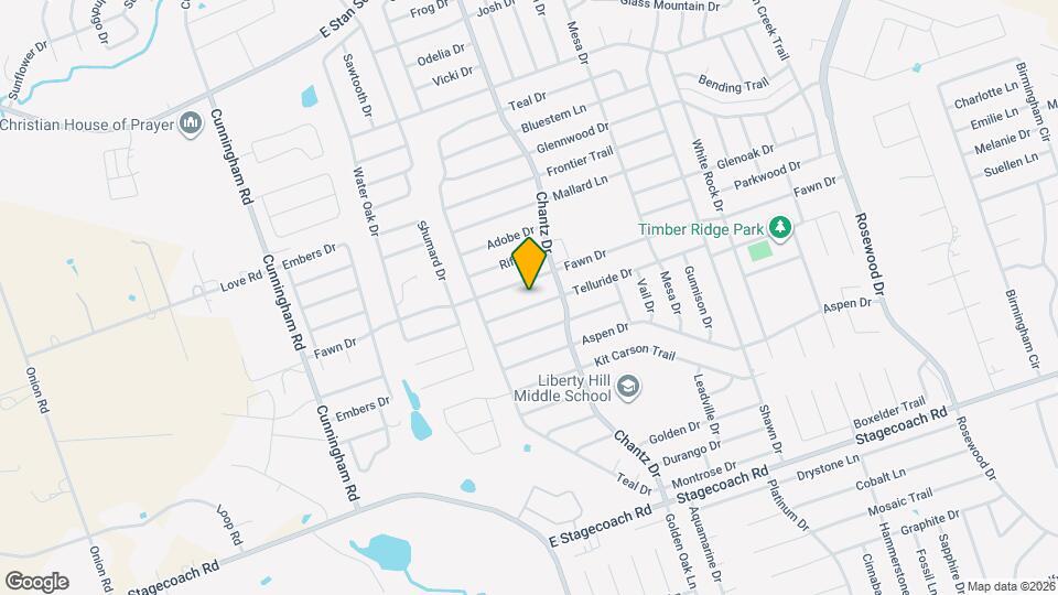 4301 Telluride Dr Map and Location Details