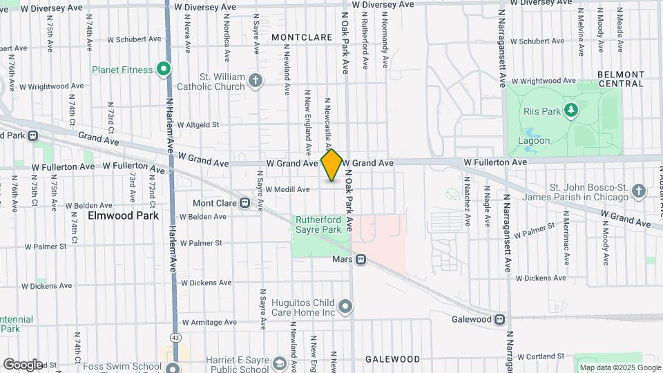 6832 W Medill Ave Map and Location Details