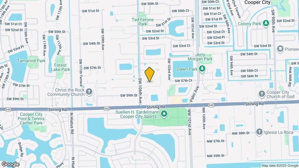 10475 SW 57th Ct Map and Location Details